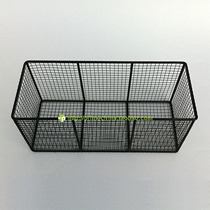 Paia zakka grocery vintage wrought iron storage basket Gardening rectangular basket Home basket finishing basket fruit basket