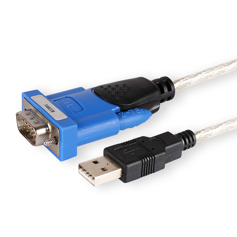 ztek力特3c数码配件usb1.1电脑周边rs232串口线 转换线db9针公头