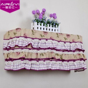 美式乡村布艺格力挂式空调罩挂机防尘罩1.2匹