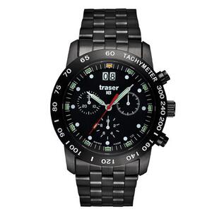 德国代购专柜正品traser男军表 h3 chrono big date