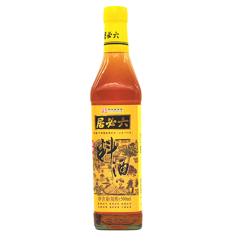 【天猫超市】中华老字号六必居家庭调味料酒500ml 香味去腥