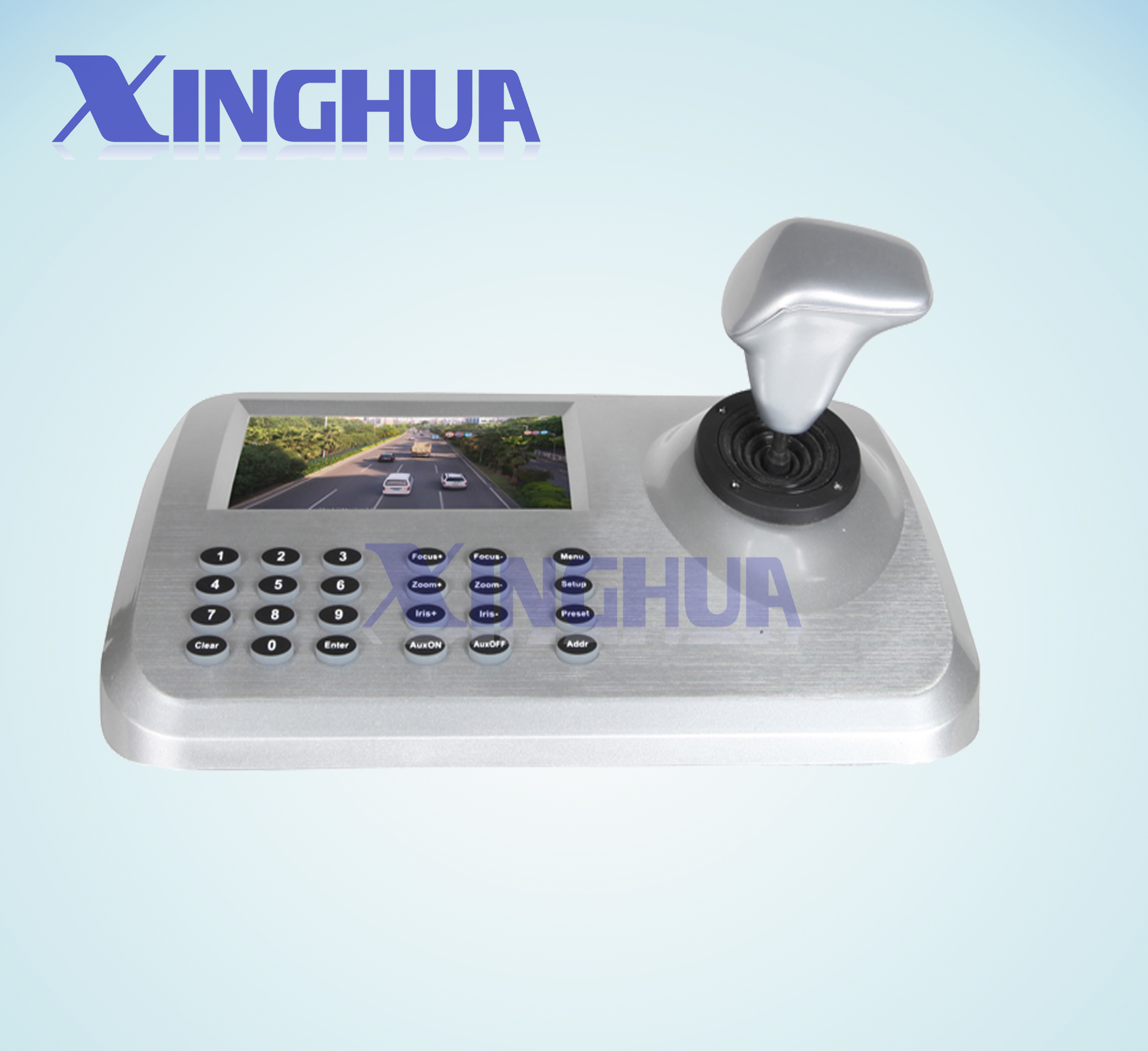 HD monitoring network high speed dome control keyboard Digital network control keyboard Ball machine three-dimensional operation keyboard