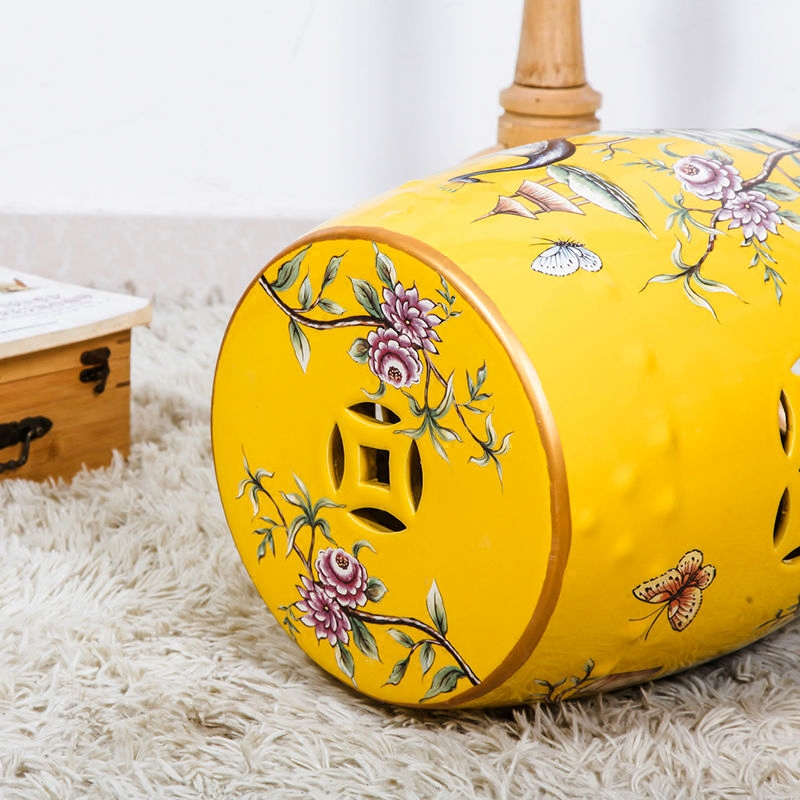 Jingdezhen rural Chinese American ceramic drum who antique drum pier pier show chair who shoes in creative furniture furnishing articles