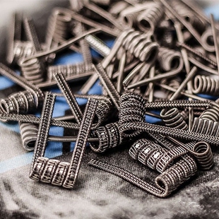 正品熔岩ni80 克莱普顿花式赛级滴油发热丝 电子烟大烟雾发热丝