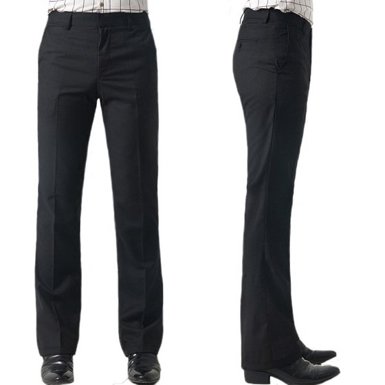 New autumn and winter style men's drooping big feet pants for business casual thickened micro-flare trousers British and Korean version of iron-free trousers
New autumn and winter style men's drooping big feet pants for business casual thickened micro-flare trousers British and Korean version of iron-free trousers