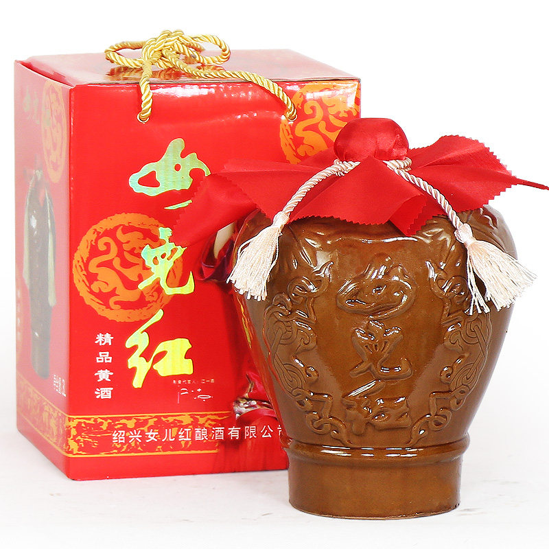 绍兴黄酒女儿红花雕酒礼盒坛装3000ml