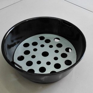 一次成型烧烤炉专用炭盆装木炭盒炭筒木炭烤肉炉专用碳盆2个包邮