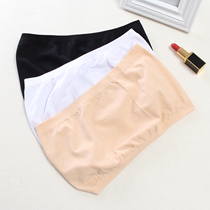 Three anti-glare tube tops strapless chest-wrap underwear female students bottoming sexy gathered beauty vest chest