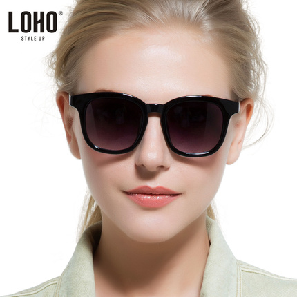 loho新款太阳眼镜 女 小香风明星同款女潮大框