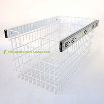 Piya home custom-made bedroom basket wardrobe storage basket slide rail basket cloakroom storage basket metal storage basket
