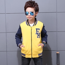 Haebeni Childrens Wear Boys Spring Coats Baseball Shirts 2018 Spring and Autumn New Childrens Baseball Clothing