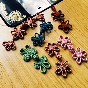 唐装 定制高档纽扣中式传统手工盘扣 花式金丝绒绸缎旗袍扣 唐装扣