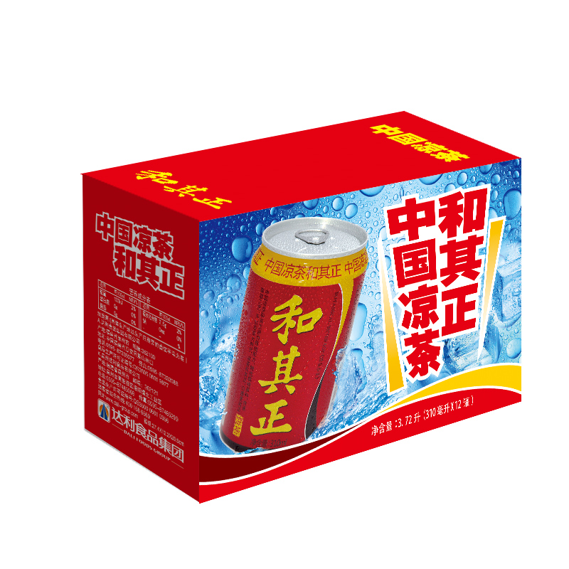 【天猫超市】和其正凉茶310ml*12罐整箱饮料草本饮料整箱装