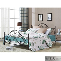 Jingda export Nordic simple modern European American pastoral high-quality mosquito net frame curtain tent double wrought iron bed