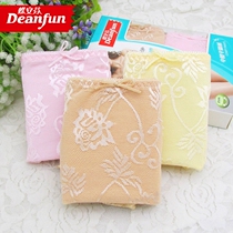 2 Butterfly Anfen Pants Women Feeling Lace Breathable Mesh Yarn Wrap Hip Medium-high Waist Cotton Quality Flat Angle Pants Shorts Briefs