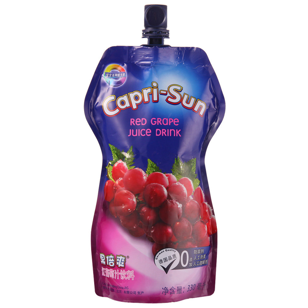 【天猫超市】果倍爽 红葡萄汁饮料330ml 活力满格每一天