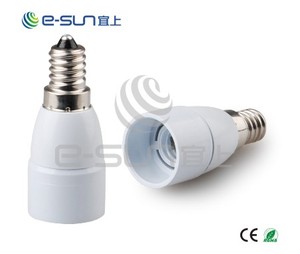 厂家直销宜上转换灯头灯座\/ E14转E14\/E14延