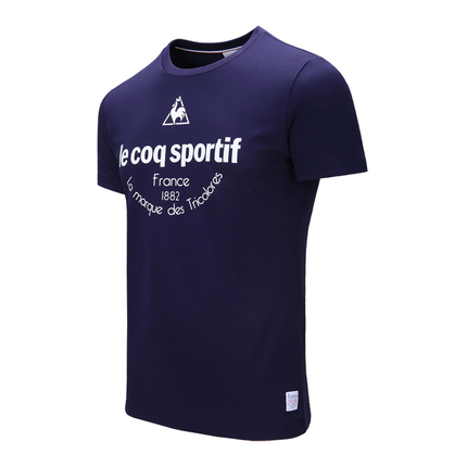 16春季新品lecoqsportif乐卡克法国公鸡男圆领