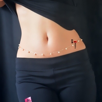 Pearl jewelry sterling silver 999 foot Silver Pearl soft noble body chain sexy waist chain belly dance accessories women