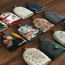 Original handmade custom fabric drawstring pull type creative key case car remote control key protective cover for ladies