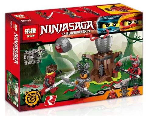 乐拼06047幻影忍者系列 忍者大战红蛇战士 拼装积木玩具人仔70621_7折