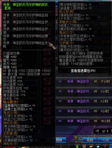 DNF地下城与勇士装备85级CC传承神圣的天马