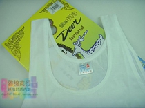 Ligongmin undershirt deer brand 100 cotton mens hurdle vest high cotton underwear old man jersey loose sleeveless