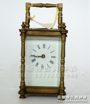 Eurostyle antique medium-sized leather sleeve timepiece) old-fashioned upper string mute machinery to play the clock) Classical antique-like room