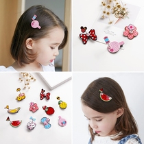 Vibrant childhood Children hair clip Baby hair accessories Girl head accessories Top clip Little girl cute spring clip hair clip