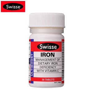 现货澳洲代购Swisse iron 天然补铁片孕妇补血