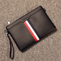 Handbag Men 2018 New Korean Fashion Handbag Tide Stripe Envelope Handbag Slim Casual Handbag