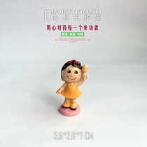 RW102 Mental Sand Disc Game Sand Furniture Characters Zakka Loose Goods Little Girl Paparazzi Resin Simulation Model Pendulum