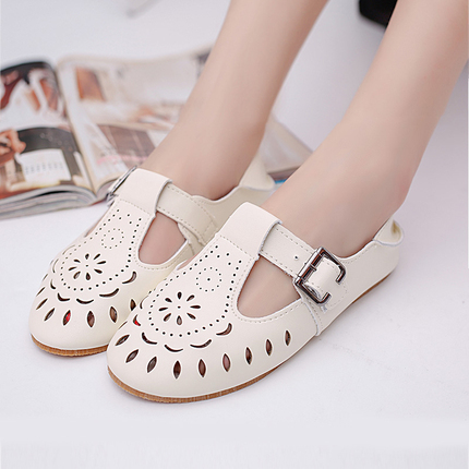 2016夏季新款女鞋韩版凉拖鞋女平底包头洞洞