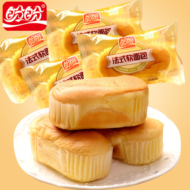 盼盼法式软面包1000g早餐面包点心传统糕点办公零食下午茶小吃