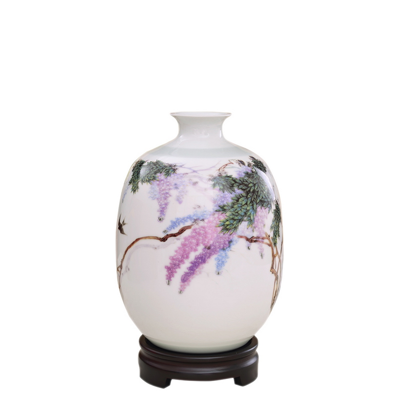 Jingdezhen porcelain, ceramic vase furnishing articles study porch decoration full small porcelain porcelain arts and crafts