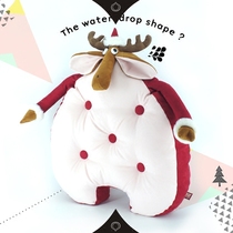 Steam elf creative personality gift water drop series pillow elk Christmas Red