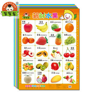 宝宝学前教育挂图0-1-3岁早教认知启蒙挂画挂