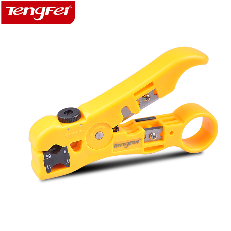 tengfei cable monitoring wire stripping pliers f head/bnc head wire stripping  wire stripping device can strip the network cable telephone line