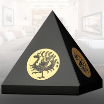 Obsidian four elephants Pyramid energy generator ornaments Four gods and beasts Qinglong White Tiger Suzaku Seven stars Xuanwu Town