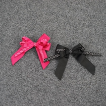 Girl Series Color Strip Butterfly Knot Hairpin Clip Spring Clip Top Clip Horsetail Clip Multi-level Knotted Color Strip