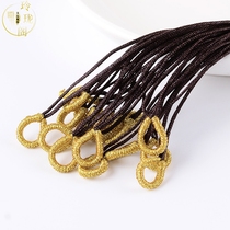DIY jewelry accessories Handmade pull ring necklace Pull ring Coil connecting ring Necklace connecting rope Connecting buckle