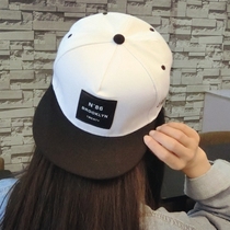 Hat female summer Korean version of the tide hip-hop hat hip-hop flat edge hat cap visor Korean couple baseball hat male