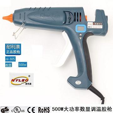 Neliao NL305 Digital Display Temperature Regulated Hot Melt Adhesive Gun 500W Hot Melt Gun 300W400W