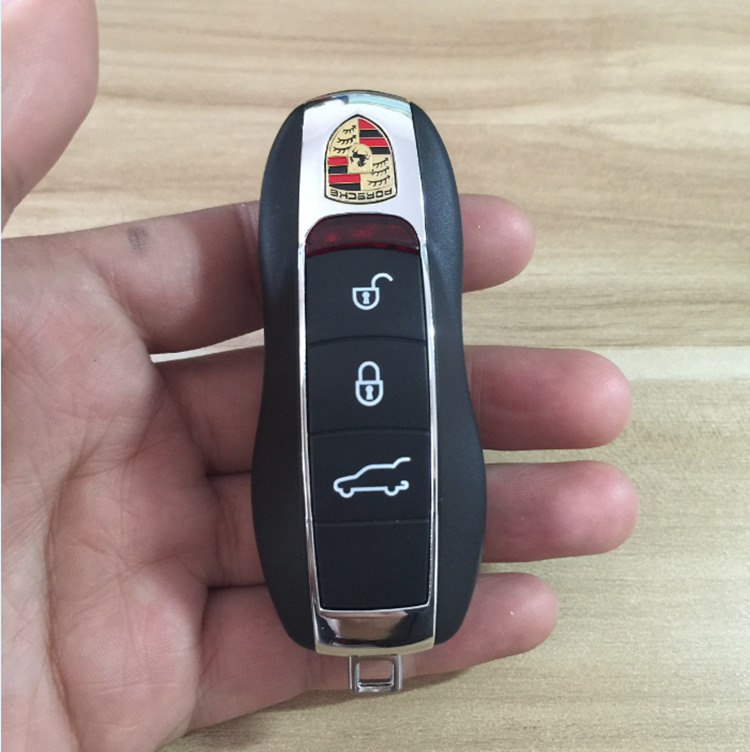 保时捷卡宴 帕拉梅拉911智能卡钥匙315/433/434频率带小钥匙