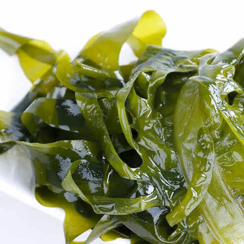 成山头 荣成野生盐渍裙带菜新鲜海藻海白菜海带片昆布500gx2包