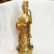 Brass Nine Heavenly Female Bronze Statue Nine Heavenly Woman Like Nine Days Fairy Heavenly Fairys home dedicated to the pendulum.