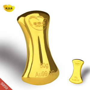 黄金 喜运金 金条 金砖9999 24K黄金 金元宝 金