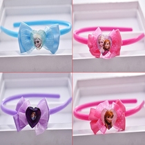 Childrens headband with teeth non-slip lace bow hairpin Frozen Eyah Sophia Princess Headband Jewelry