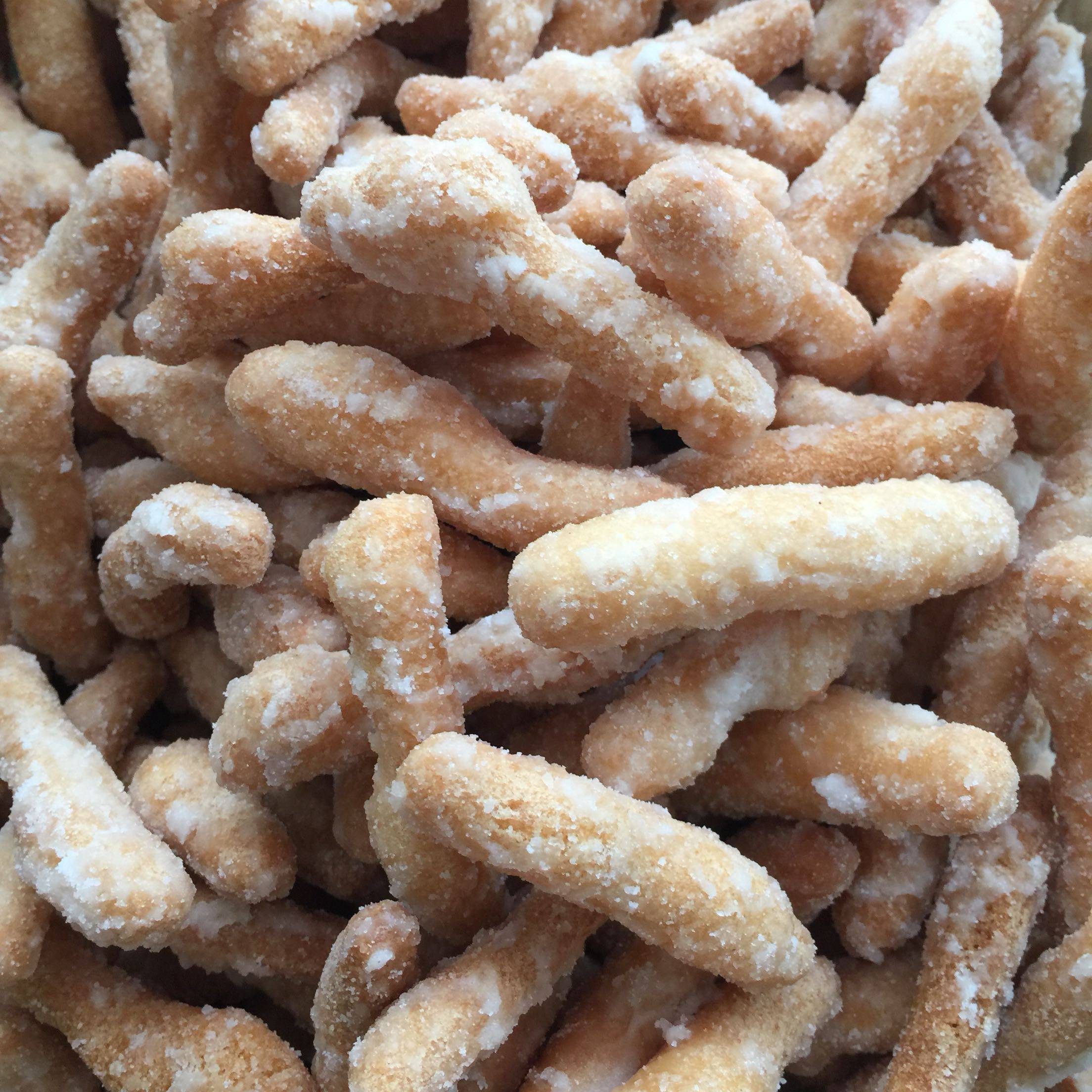 现做现卖正宗龙泉零食特产拉丝红糖麻花兰花根500克