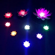 Dingcheng large LED Lotus Lotus lotus lamp electronic water lamp decoration Lantern Factory Direct Sales wind and rain are not afraid